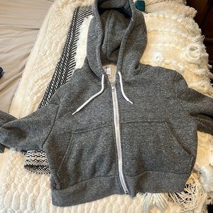 American apparel cropped hoodie